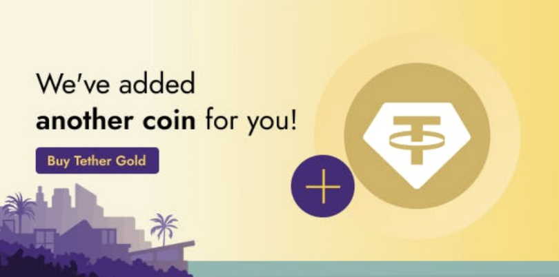 Exciting News: Tether Gold
(XAUt) Now Available for
Trading on Yellow Card!